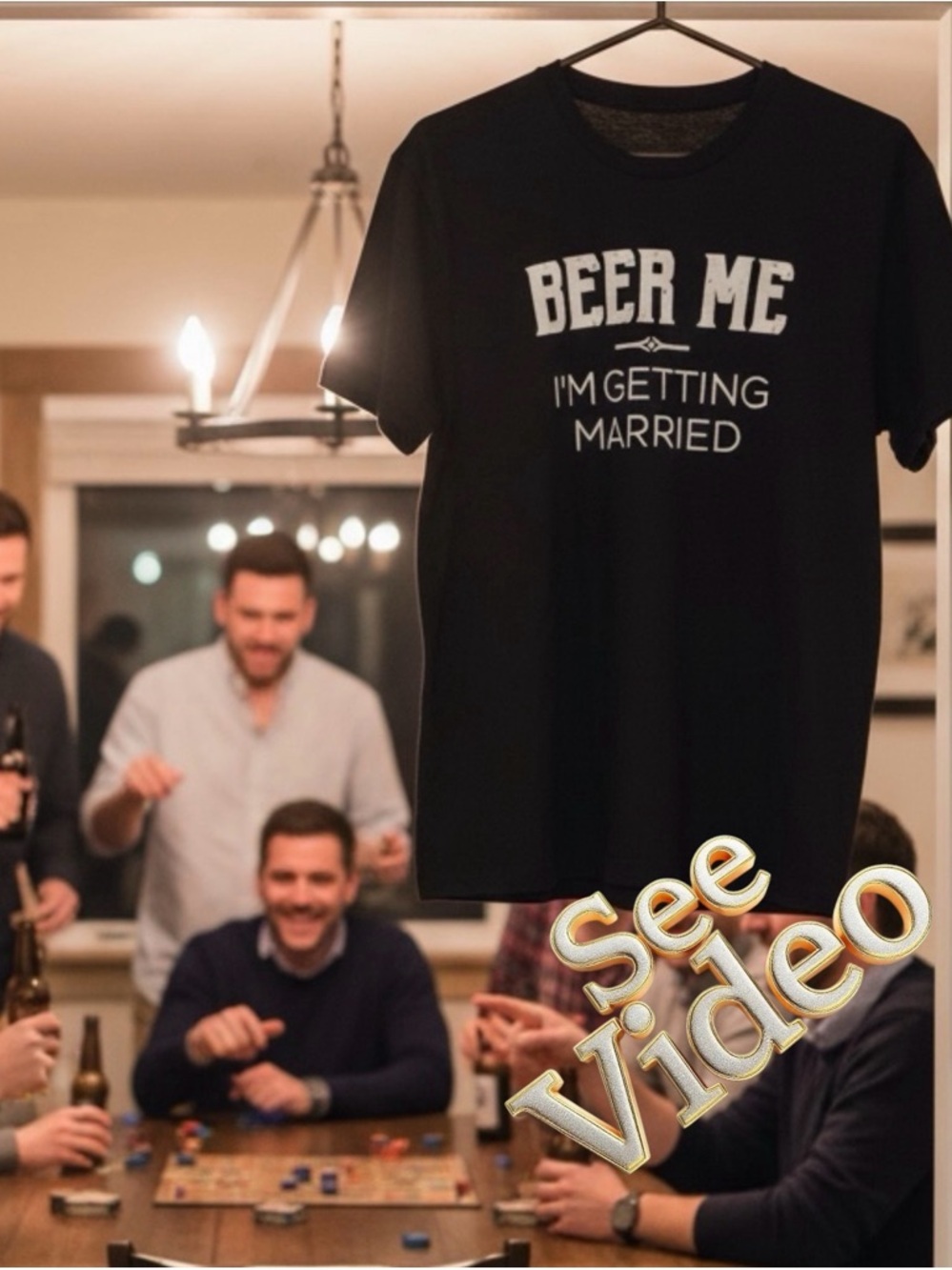 👛 (ANY 2/$25) ANN ARBOR Black Groom’s Tee Stag Party